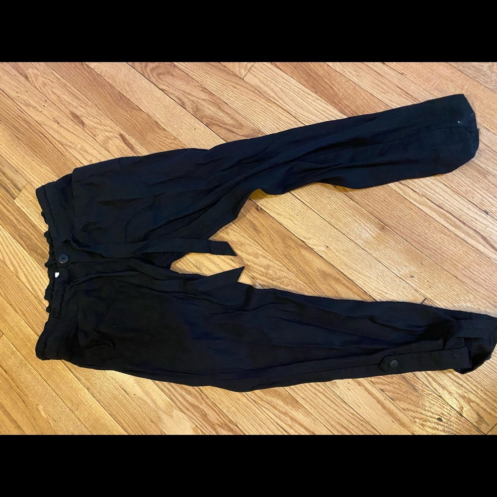 Black ankle pants